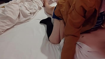 女子高生コスプレ おマンコの中に精液出しすぎだよ おマンコから精液垂れてきちゃった 素人 個人撮影 中出し 女の子