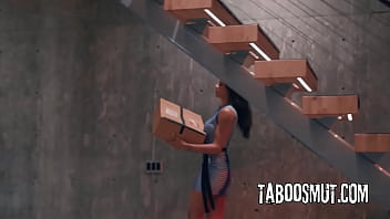 Hot milf stepmom have passionate virtual reality sex with stepson