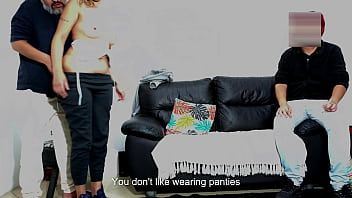 Stepfather fucks his daughter in law in front of him