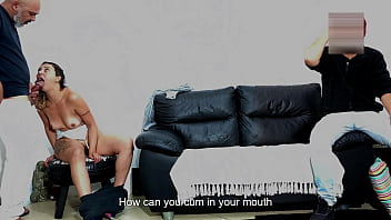 Stepfather fucks his daughter in law in front of him