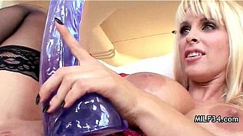 Horny milf receives a bang