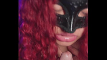 Pov redhead thick lip bbw giving amazing head