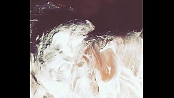 Local horny man pour ice cream on his ass and dick