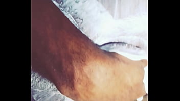 Local horny man pour ice cream on his ass and dick