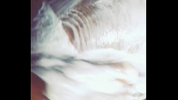 Local horny man pour ice cream on his ass and dick