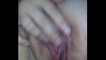 My girl pleasing her self with my help