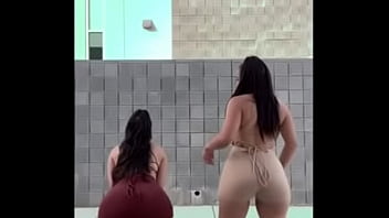 Hot latina girls walking in sexy outfits