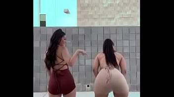 Hot latina girls walking in sexy outfits