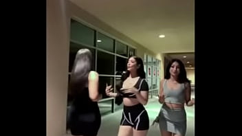 Hot latina girls walking in sexy outfits