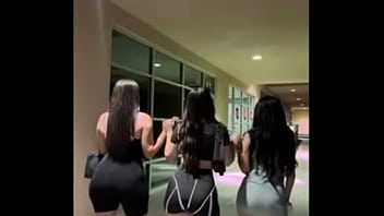 Hot latina girls walking in sexy outfits