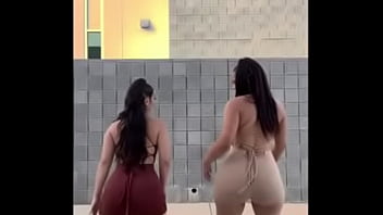 Hot latina girls walking in sexy outfits