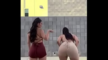 Hot latina girls walking in sexy outfits
