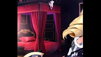 美麗的白人女子和金髮女子進行快樂的百合性交