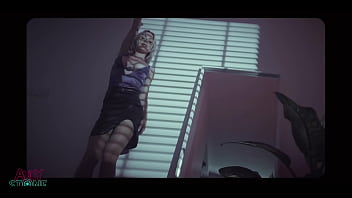 Blindfold & butterflies — a kitchen seduction with angie lynx