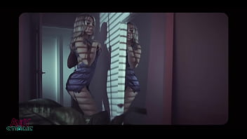 Blindfold & butterflies — a kitchen seduction with angie lynx