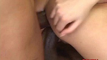 All of her holes get plugged by black cock 32
