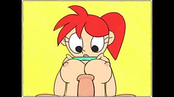 Cartoon lady obsesses over huge dick