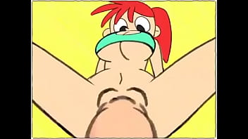 Cartoon lady obsesses over huge dick