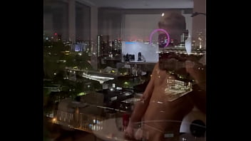 Chudai beautiful views from home of the london eye