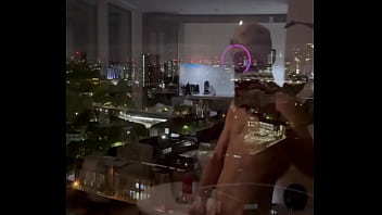 Chudai beautiful views from home of the london eye