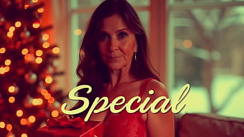 Mrs claus deep throating christmas cosplay blowjob