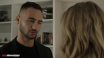 College girl river lynn passes her test and is rewarded a big d