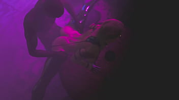 Slutty meredith stout sucks and rides a stranger huge black dick at the strip club