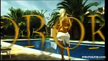 Blonde boroka balls gets screwed before giving two outdoor handjobs