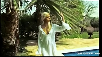 Blonde boroka balls gets screwed before giving two outdoor handjobs