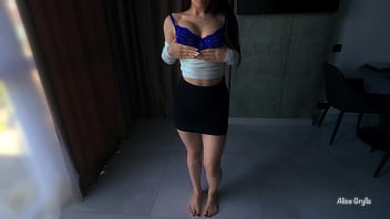 Online date real hot sex cums all over her perfect body