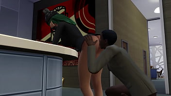 Fart sims farting and ass licking