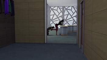 Fart sims farting and ass licking