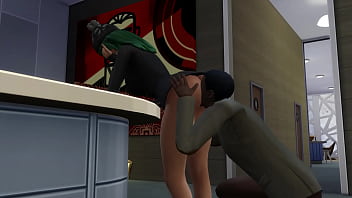 Fart sims farting and ass licking