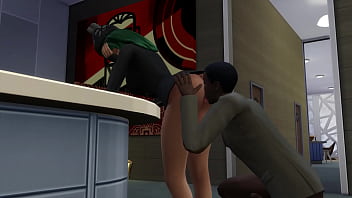 Fart sims farting and ass licking