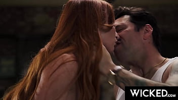 Ginger sophia locke's rubdown shifts to intense vaginal hammering