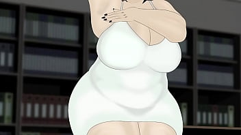 Bbw Massage Butt In White Dress In Office thumbnail