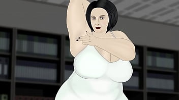 Bbw Massage Butt In White Dress In Office thumbnail