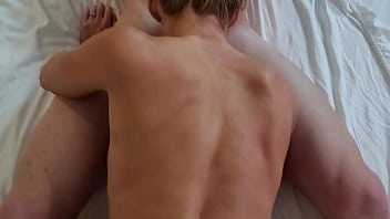 Double pussy penetration on blonde bimbo