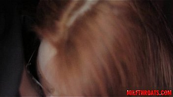 Young girlfriend sucking huge cock