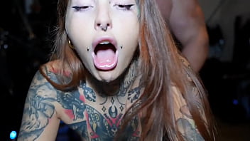 Intense dungeon fuck creampie