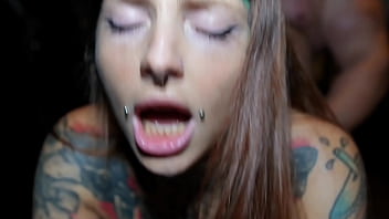 Intense dungeon fuck creampie