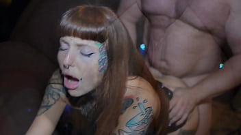 Intense dungeon fuck creampie