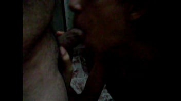 Sucking and sitting on her husband's friend