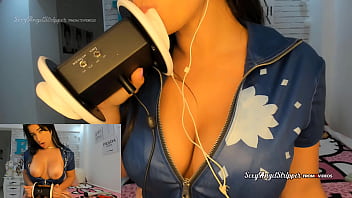 Nico robin cosplay asmr ear licking dildo sucking to relax and cum