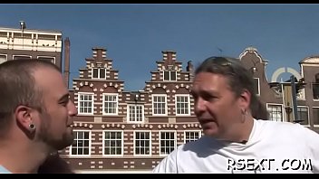 Skinny babe's peach licked hard