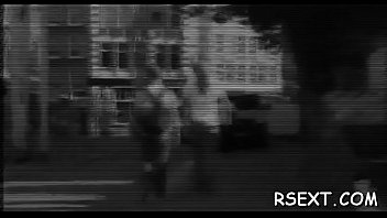 Skinny babe's peach licked hard