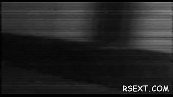 Skinny babe's peach licked hard