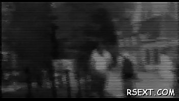 Skinny babe's peach licked hard