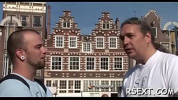 Skinny babe's peach licked hard