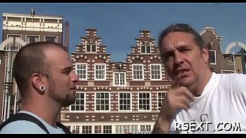 Skinny babe's peach licked hard